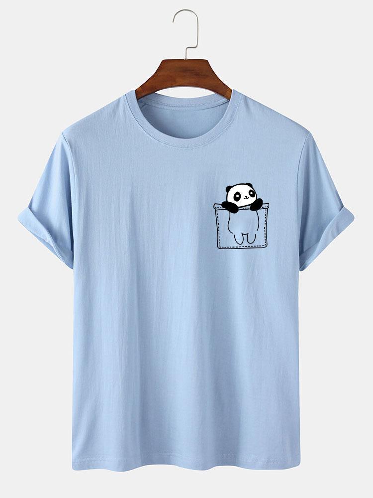 Pocket Panda Print T-Shirt