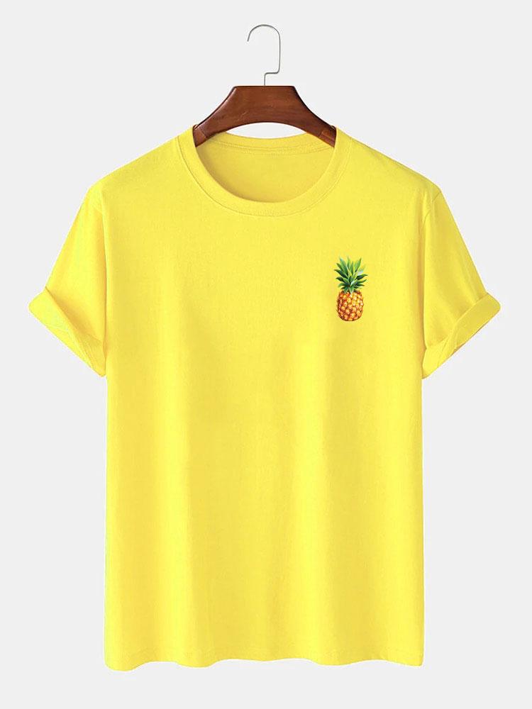 Pineapple Print T-Shirt