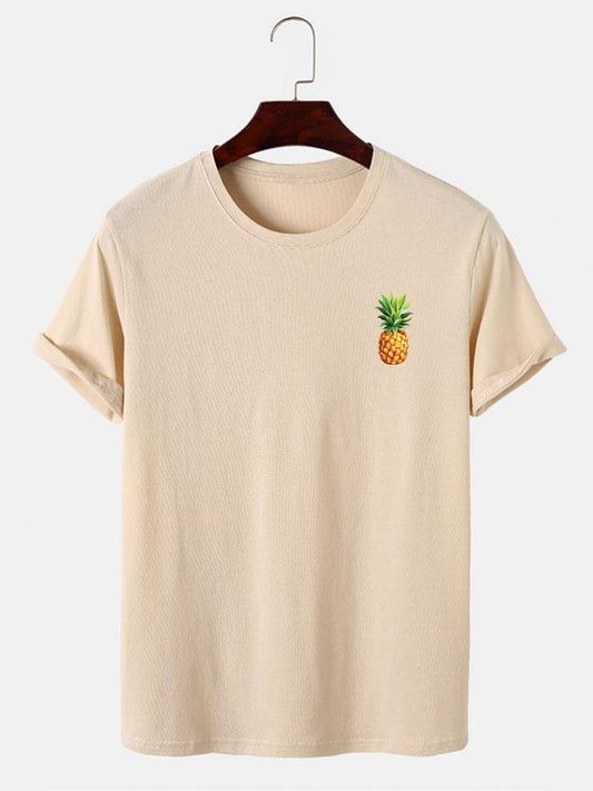 Pineapple Print T-Shirt