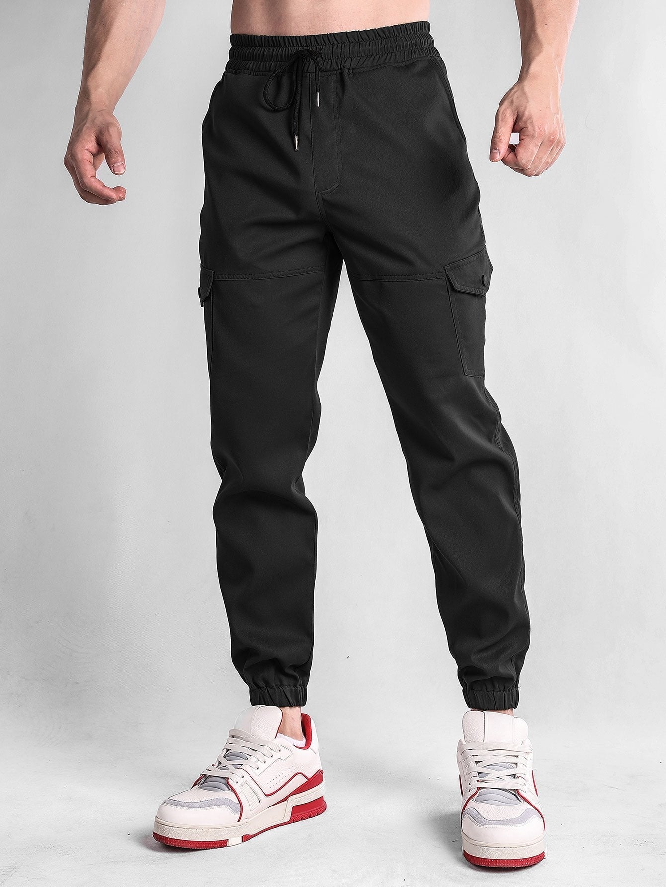 Chino Cargo Jogger Pants