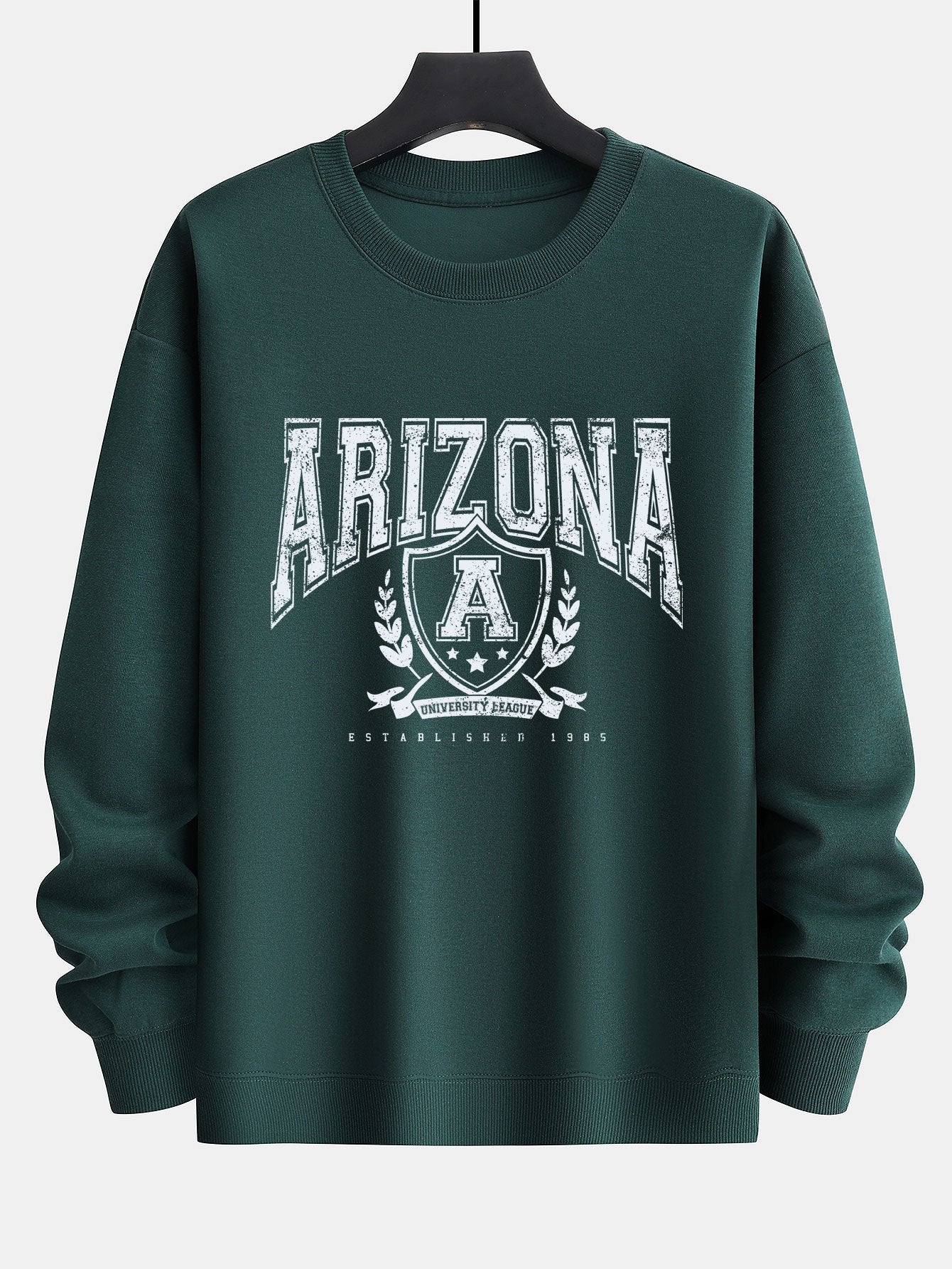 Sweat-shirt coupe décontractée à imprimé Arizona