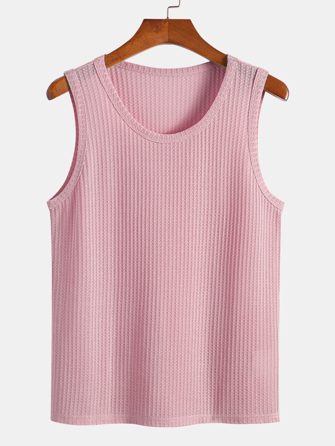 3 Pieces Waffle Knit Tank Top