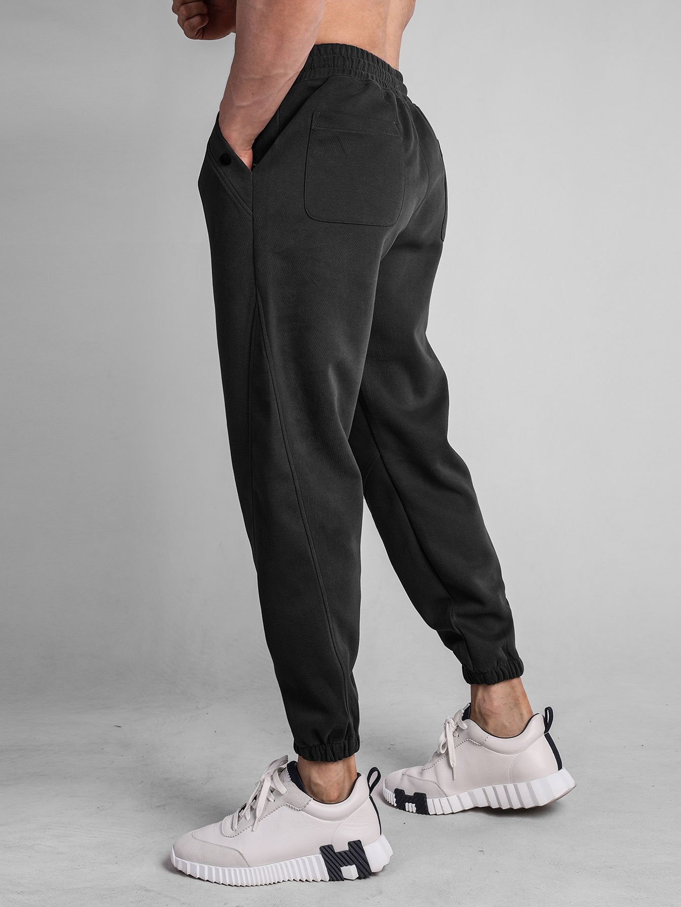 Button Pocket Jogger Pants