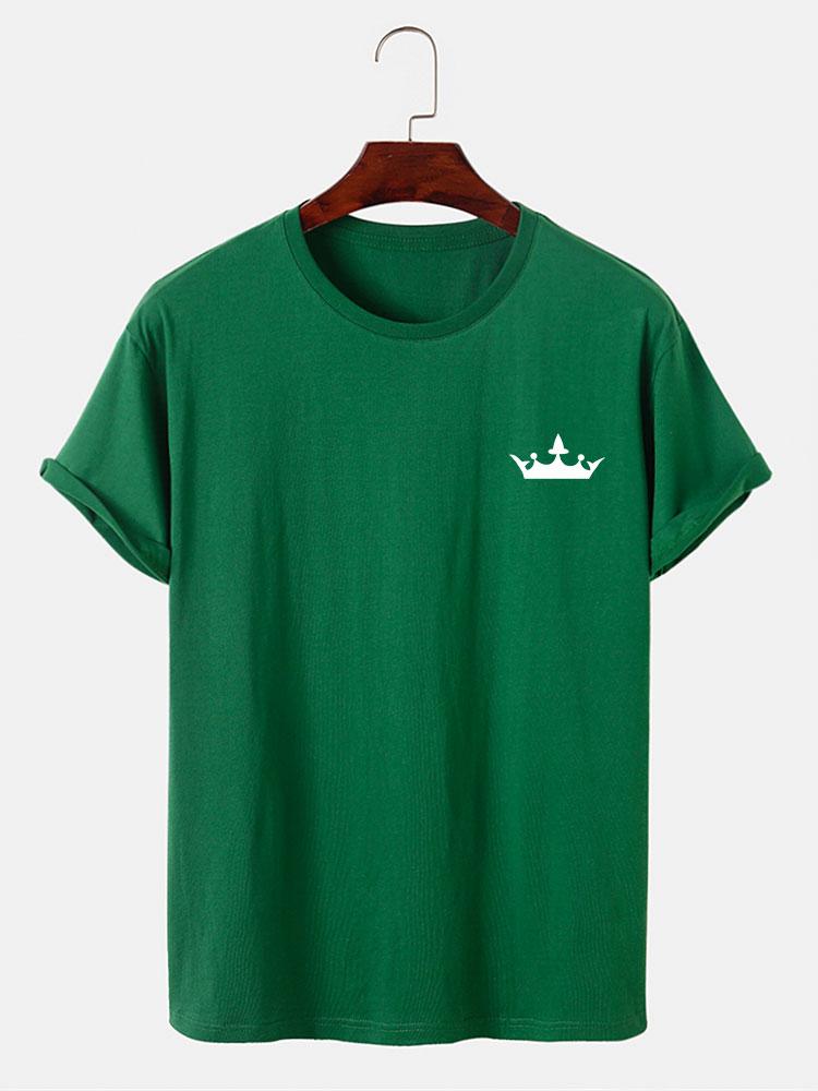 T-shirt imprimé couronne