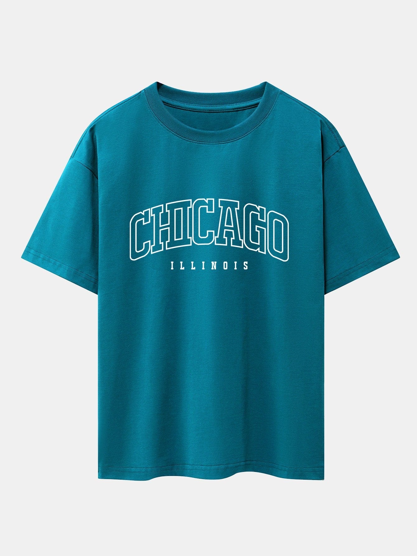 Chicago Print Oversize T-Shirt