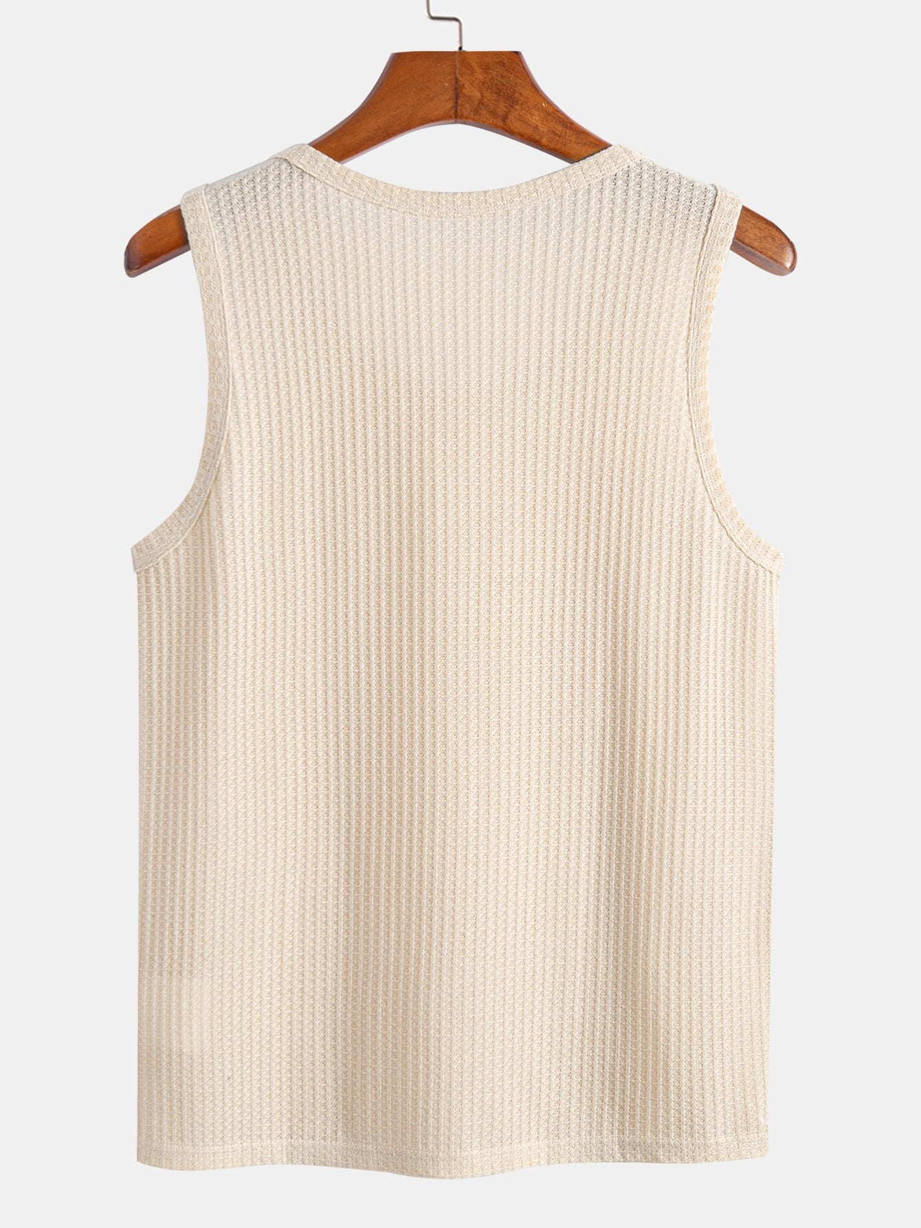 3 Pieces Waffle Knit Tank Top