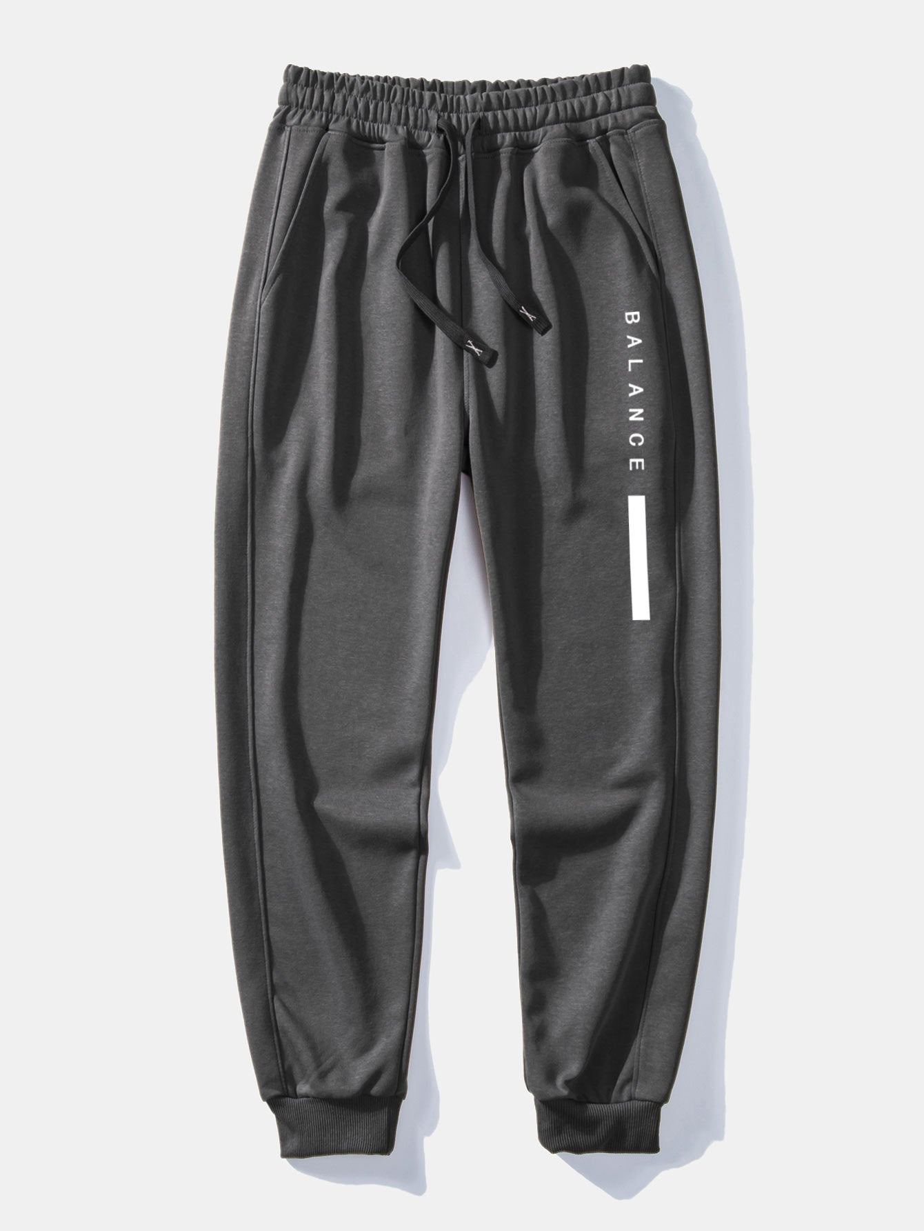 Balance Stripe Print Jogging Pants