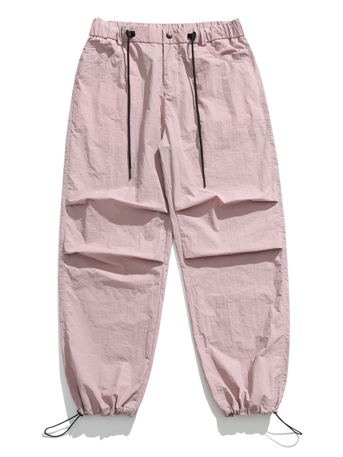 Elastic Waist Parachute Pants