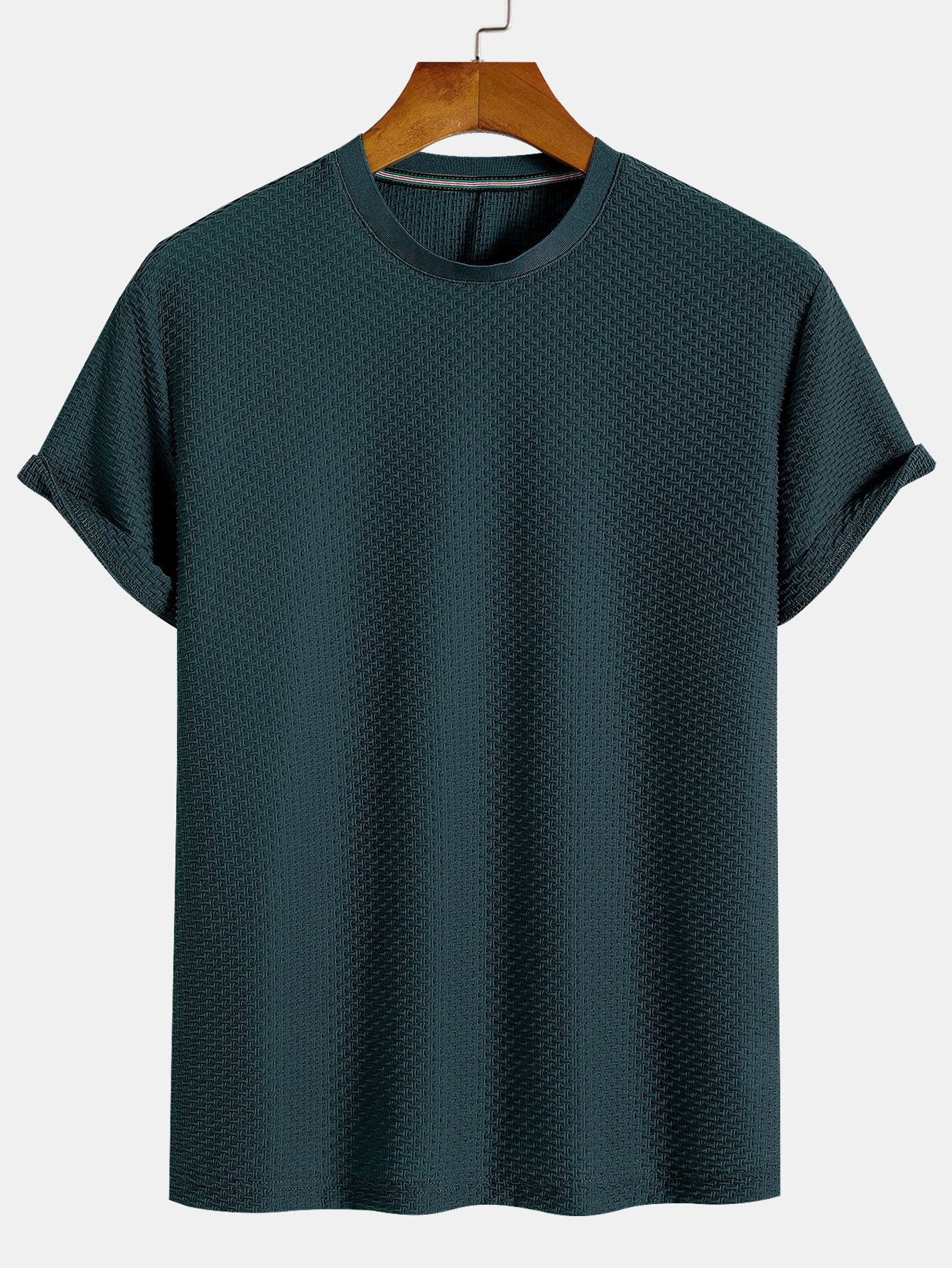 Short Sleeve Textured T-Shirt