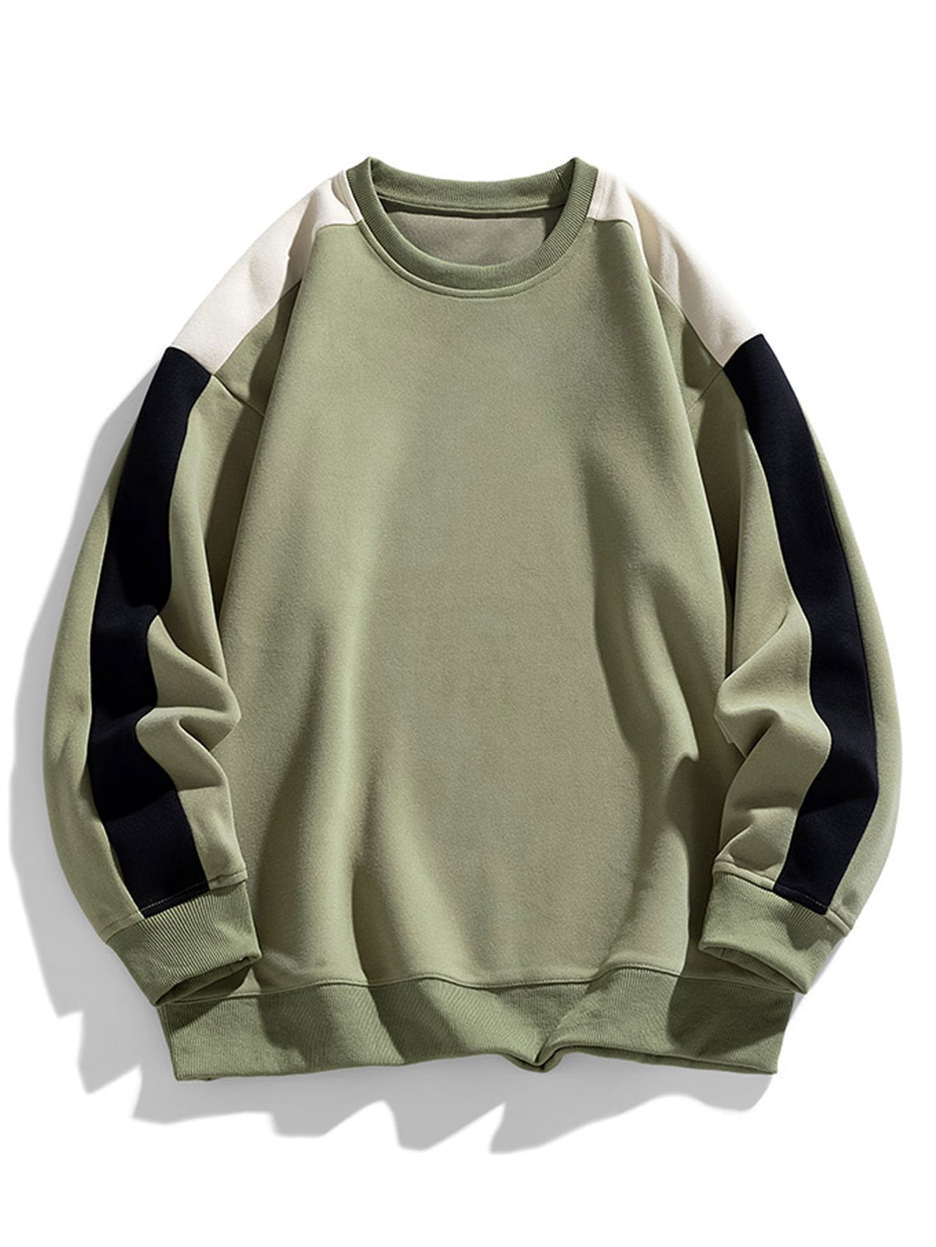 Sweat-shirt à blocs de couleurs