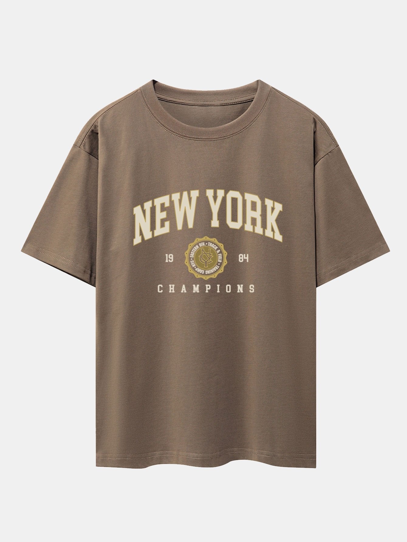 New York Varsity Print Heavy Weight Oversize T-Shirt