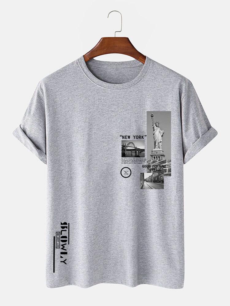 New York Architecture Print T-Shirt