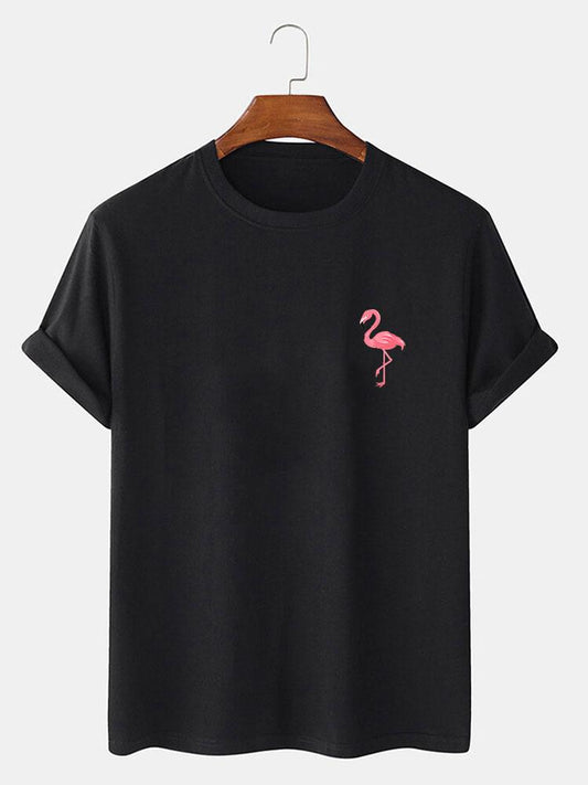 T-shirt imprimé flamant rose