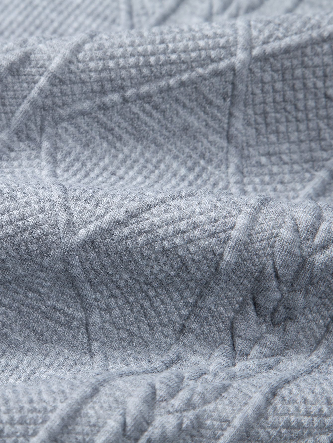 Sweat-shirt en jacquard géométrique coupe décontractée