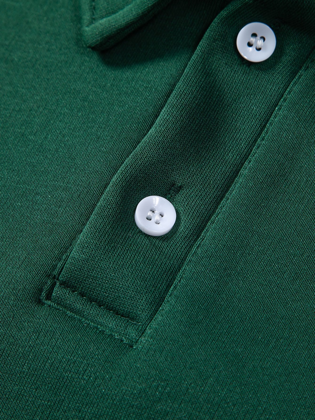 Sweat-shirt coupe décontractée à col polo