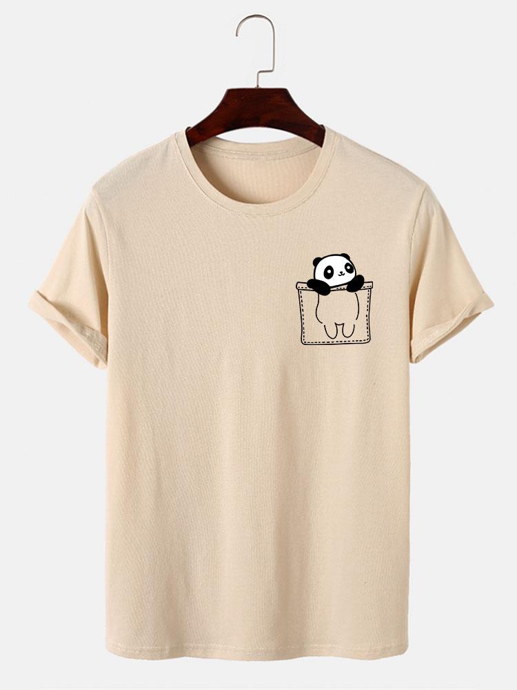 Pocket Panda Print T-Shirt