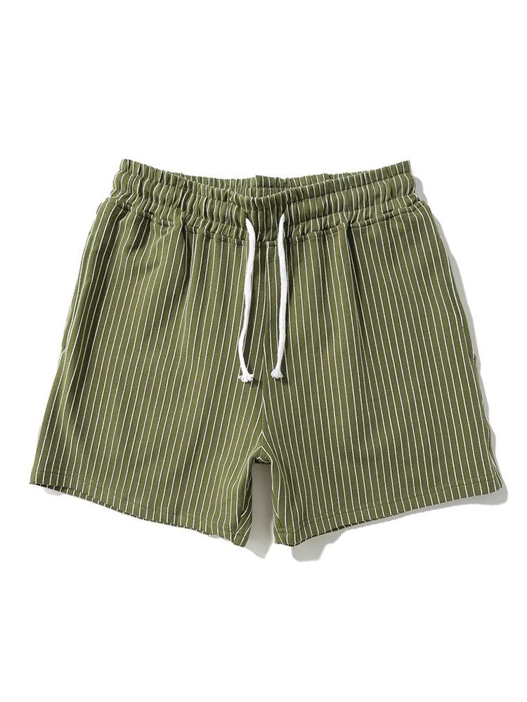 Short 3" en jersey rayé