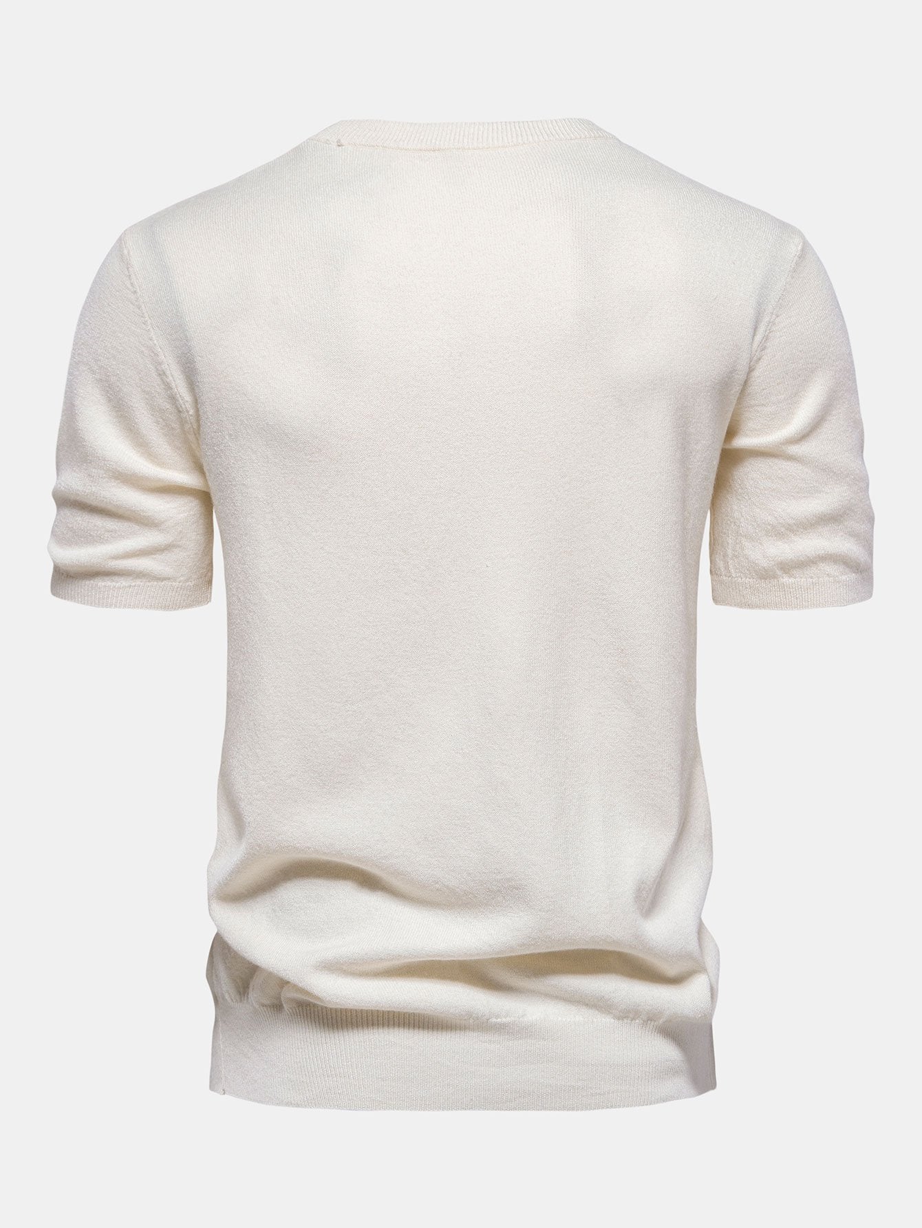 Knitted Crew Neck T-shirt