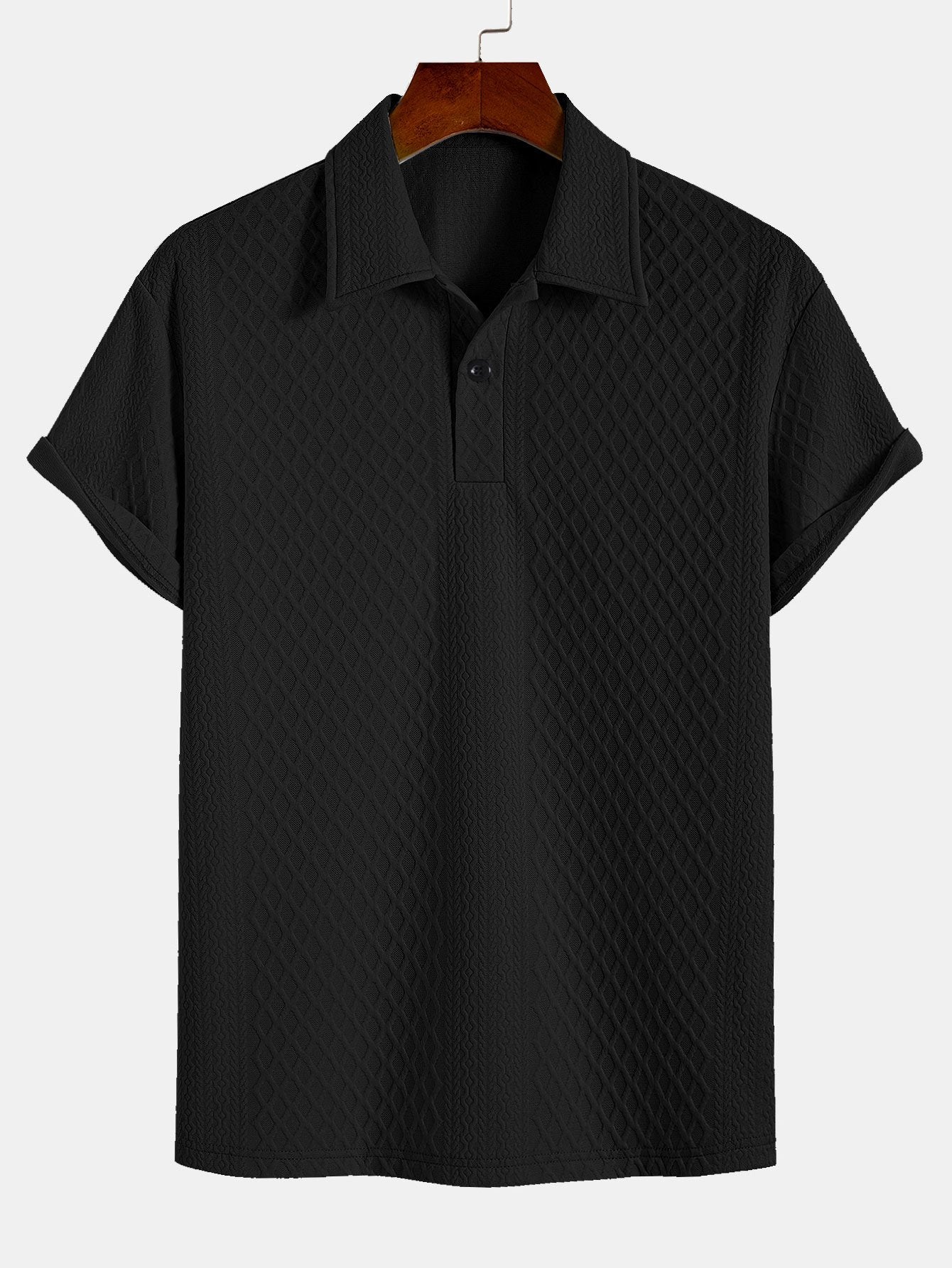 Polo Jacquard Géométrique Losange