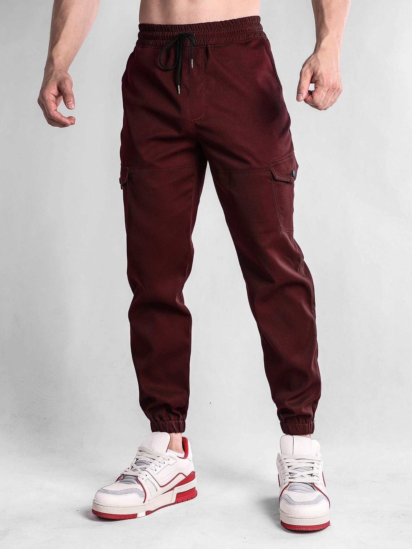 Chino Cargo Jogger Pants