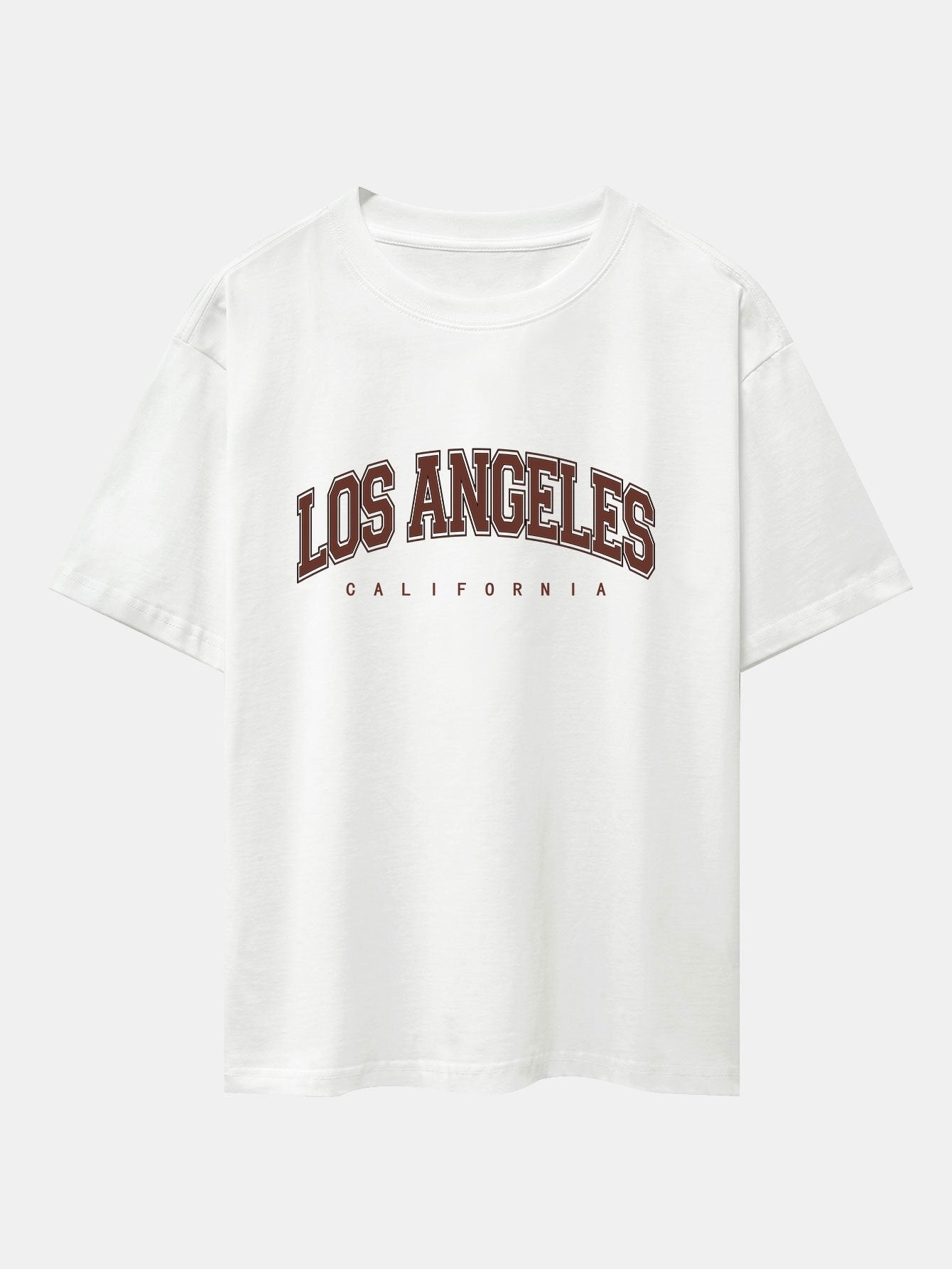 Los Angeles Print Heavy Weight Oversize T-Shirt