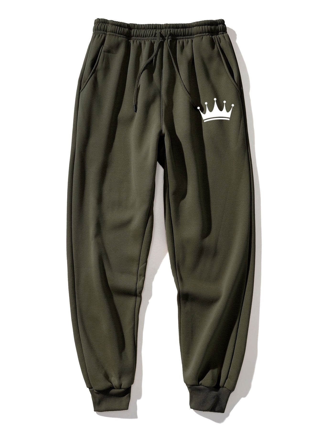 Crown Print Jogger Pants