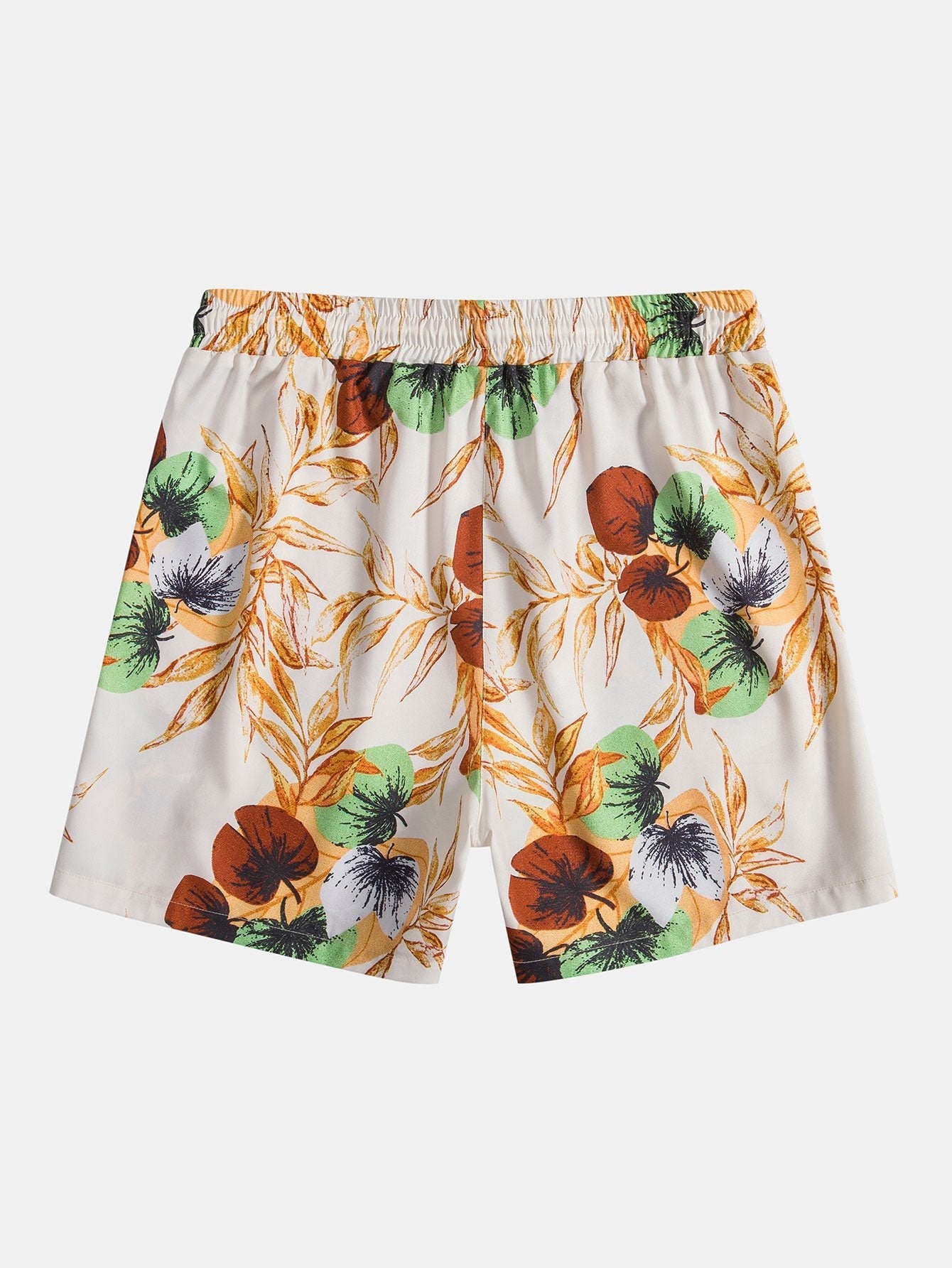 Short à imprimé tropical