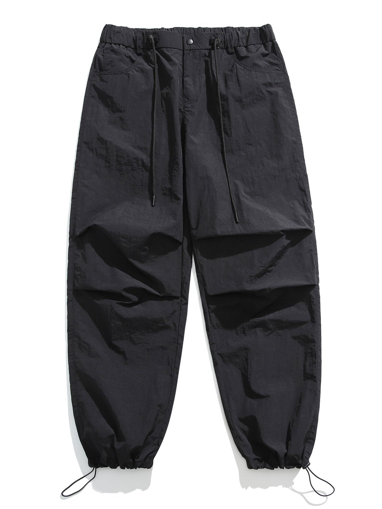 Elastic Waist Parachute Pants