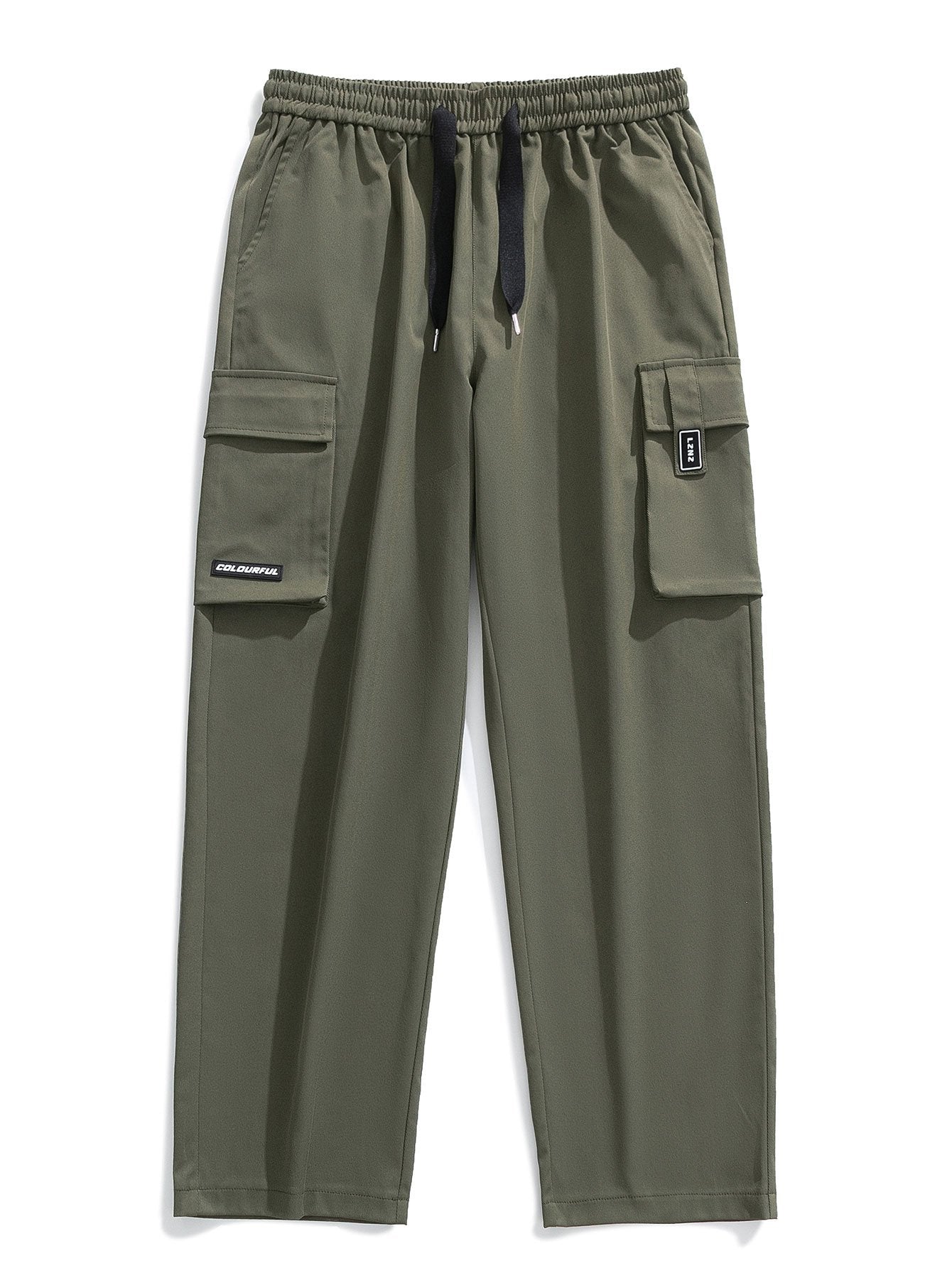 Pantalon cargo à cordon de serrage