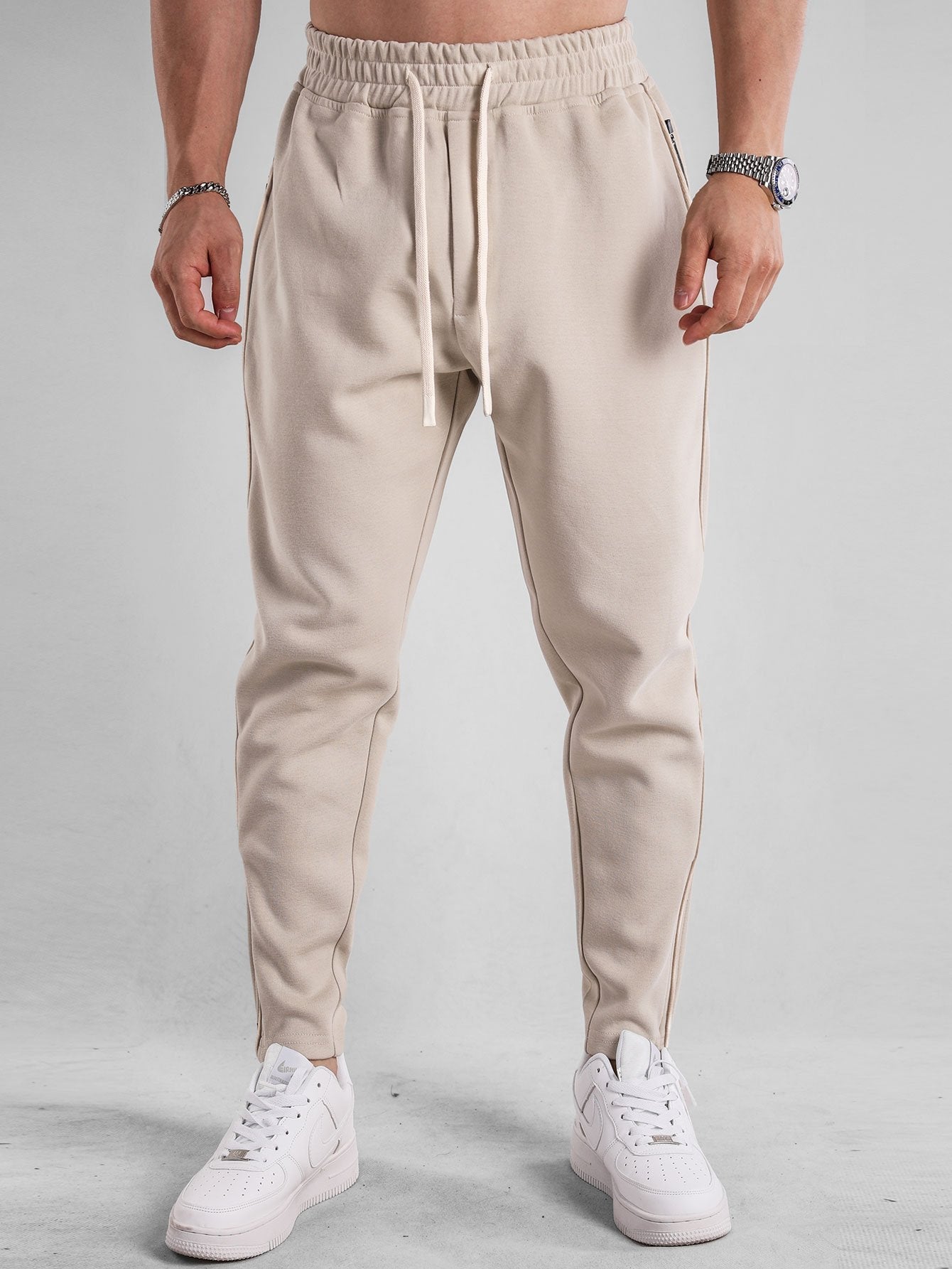 Pantalon de jogging à ourlet zippé