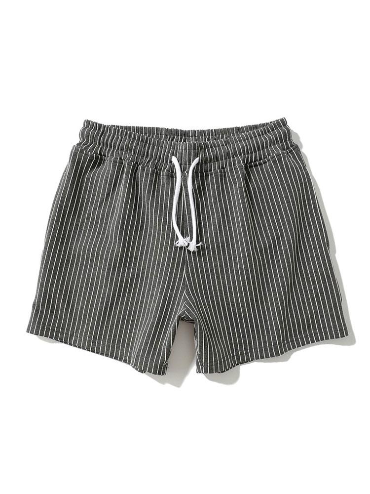 Short 3" en jersey rayé