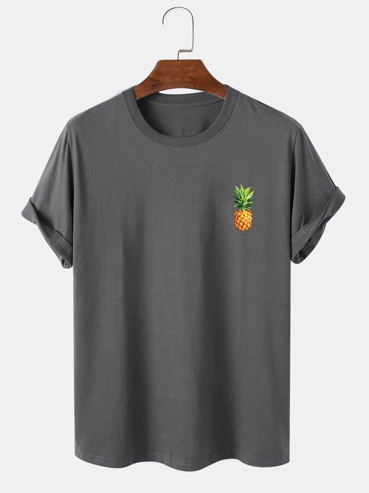 Pineapple Print T-Shirt