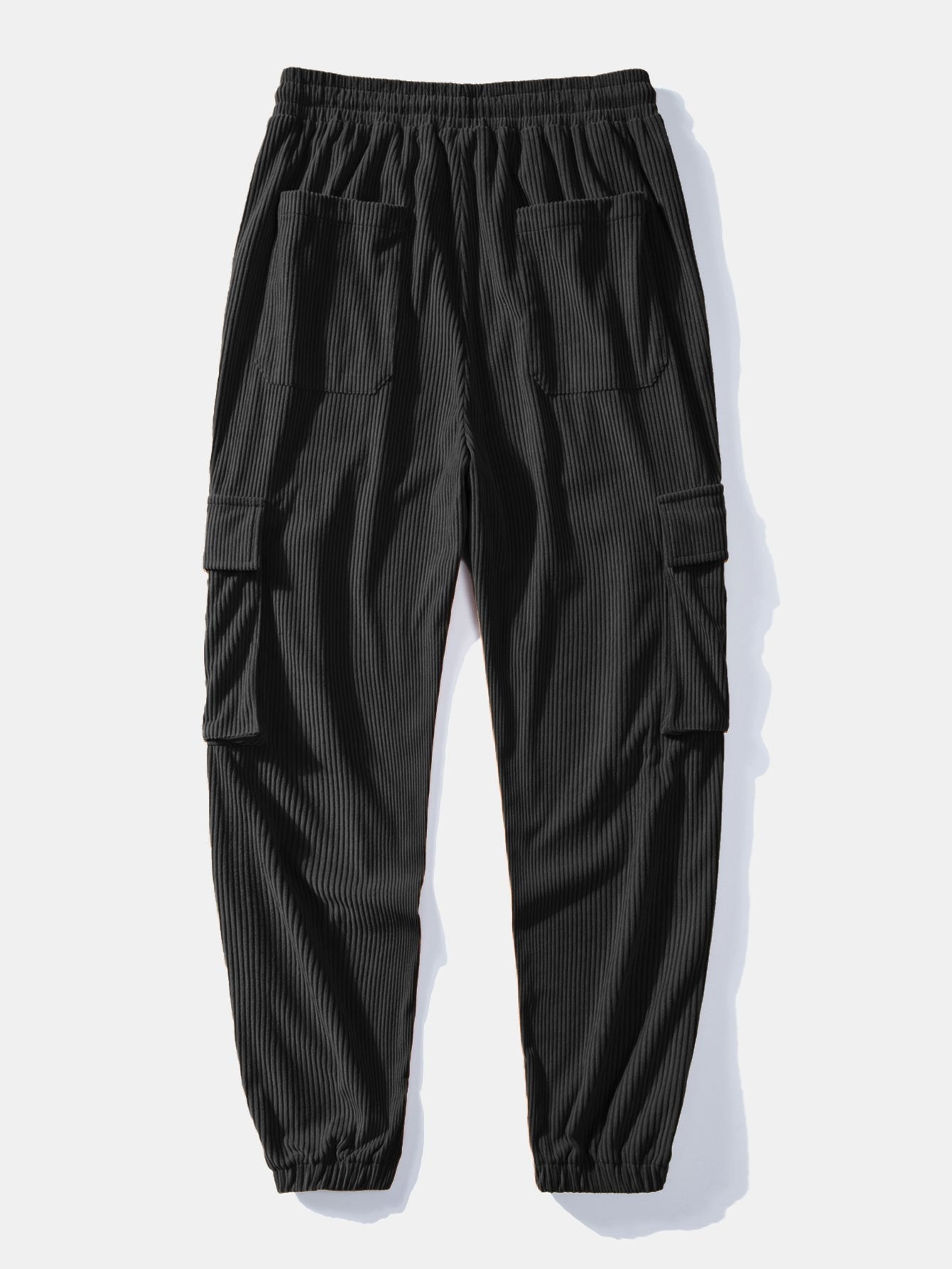 Pantalon de jogging cargo en velours côtelé avec cordon de serrage