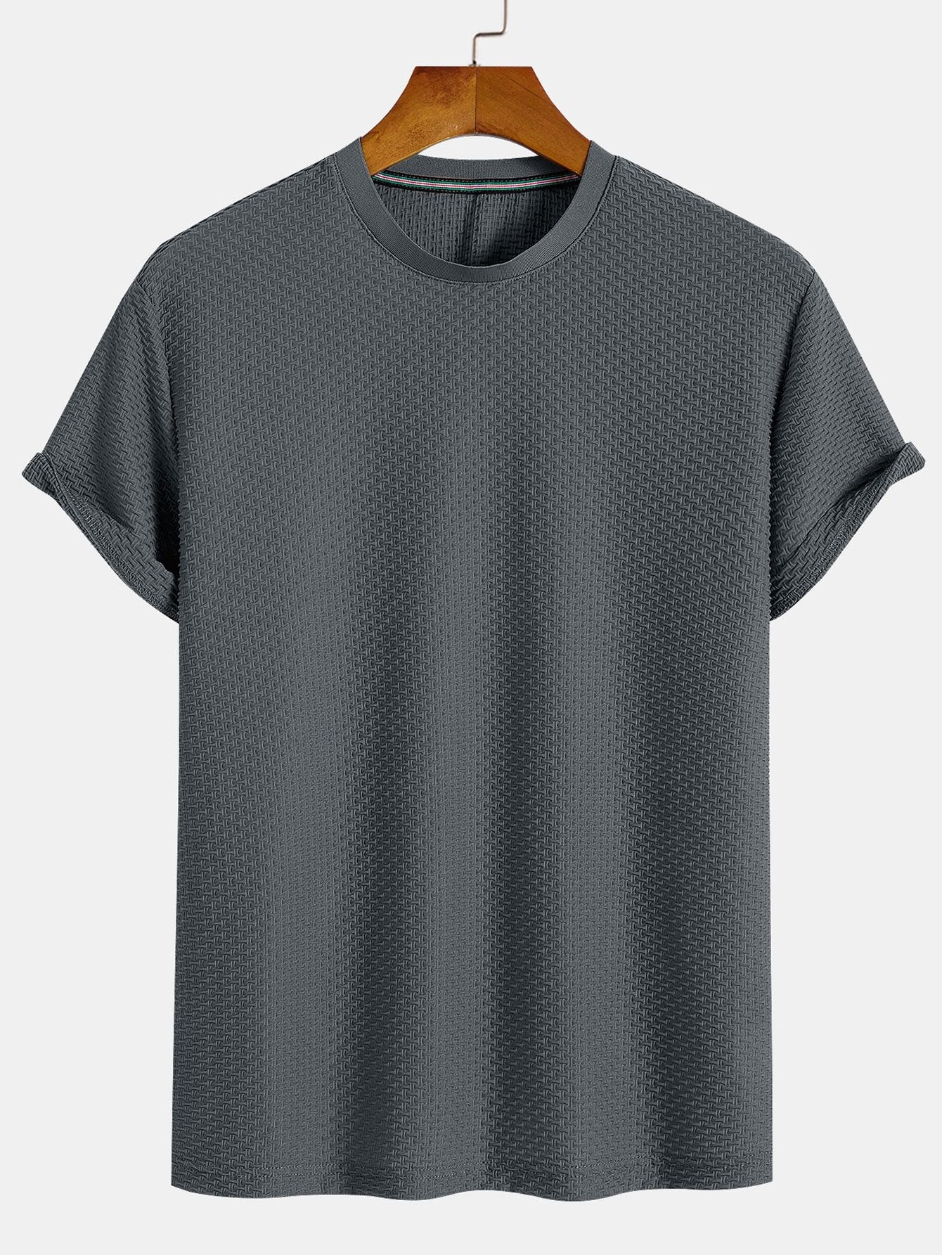 Short Sleeve Textured T-Shirt