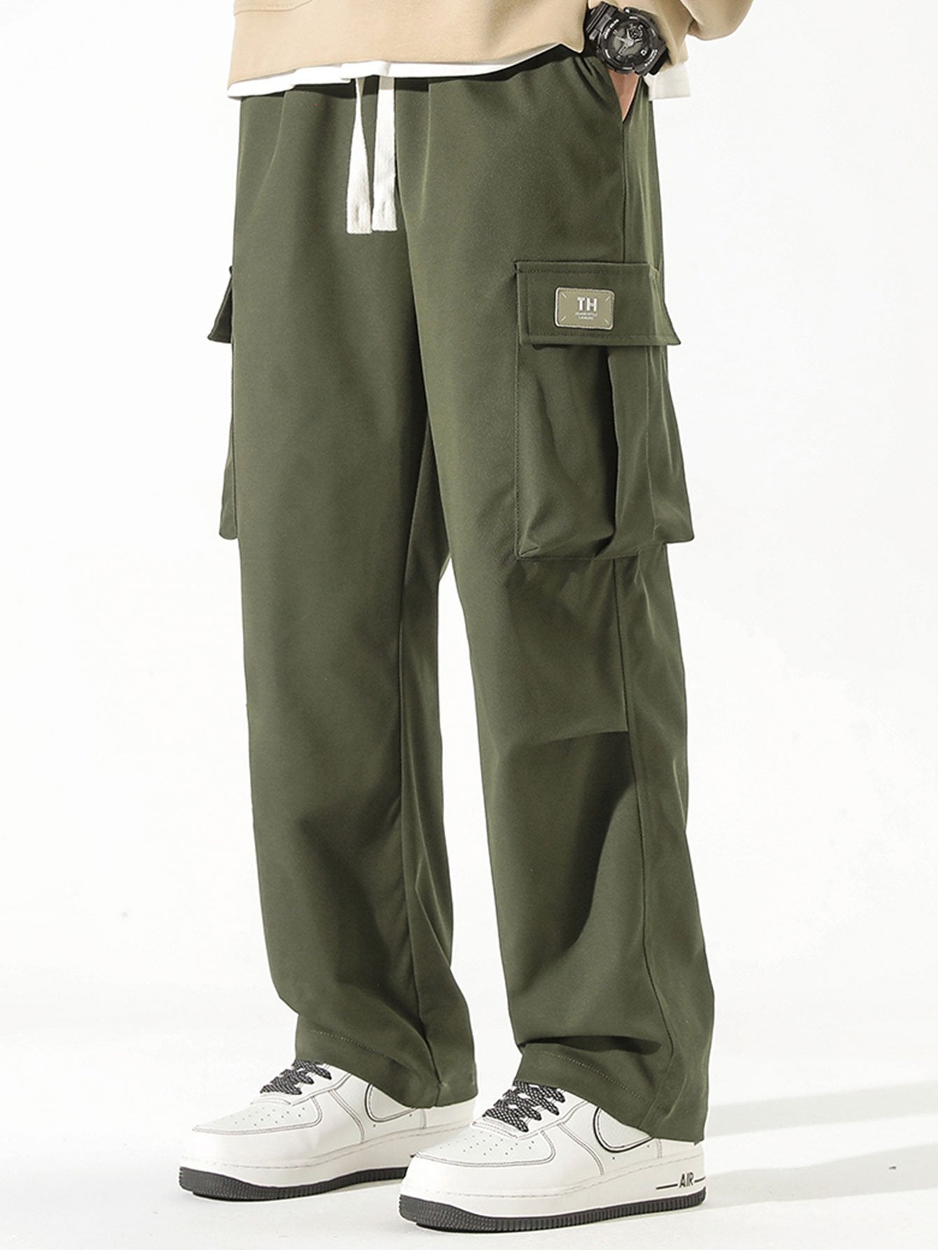 Straight Leg Cargo Pants