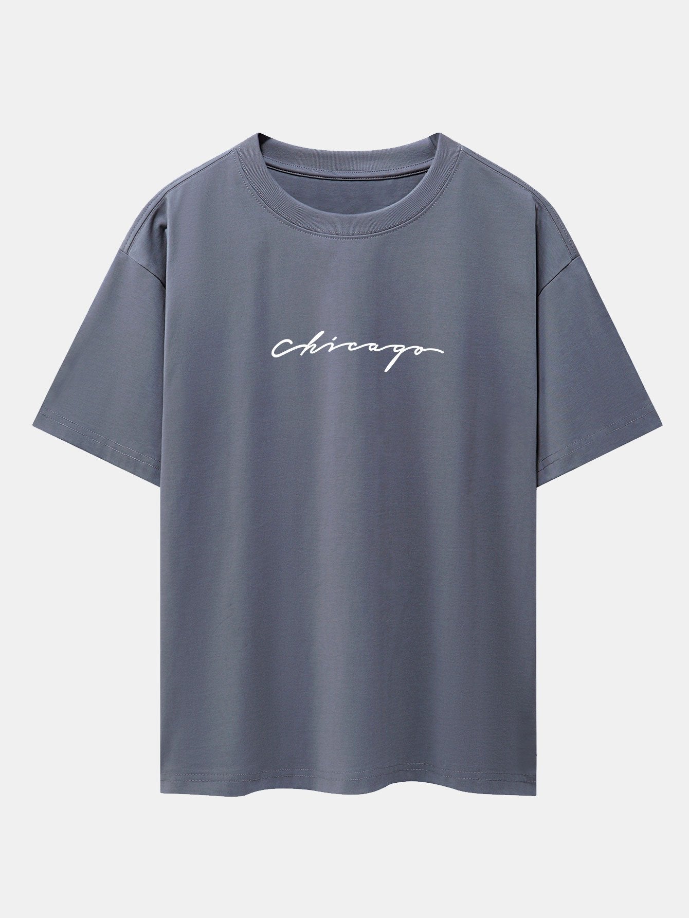 Chicago Print Heavy Weight Oversize T-Shirt