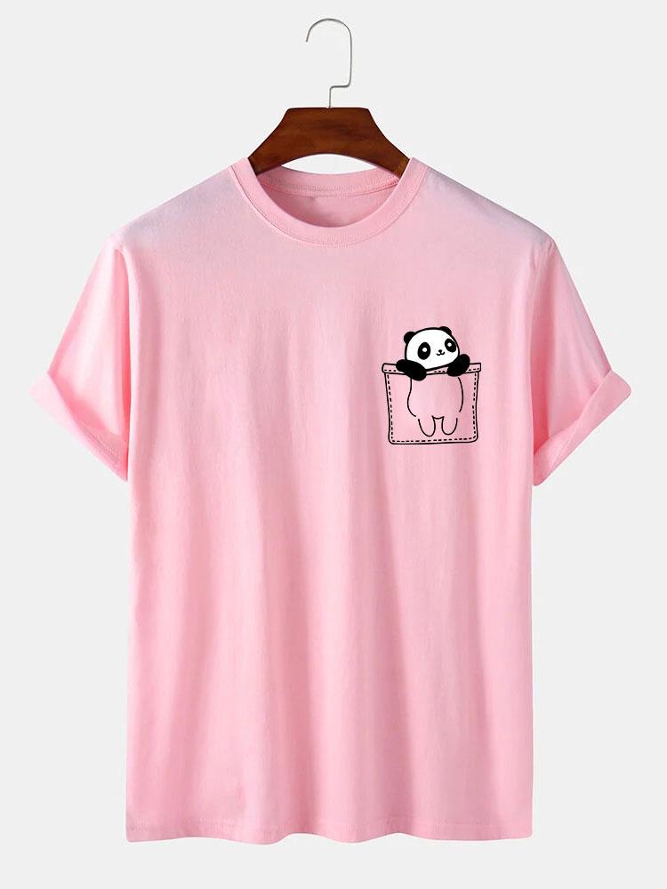 Pocket Panda Print T-Shirt