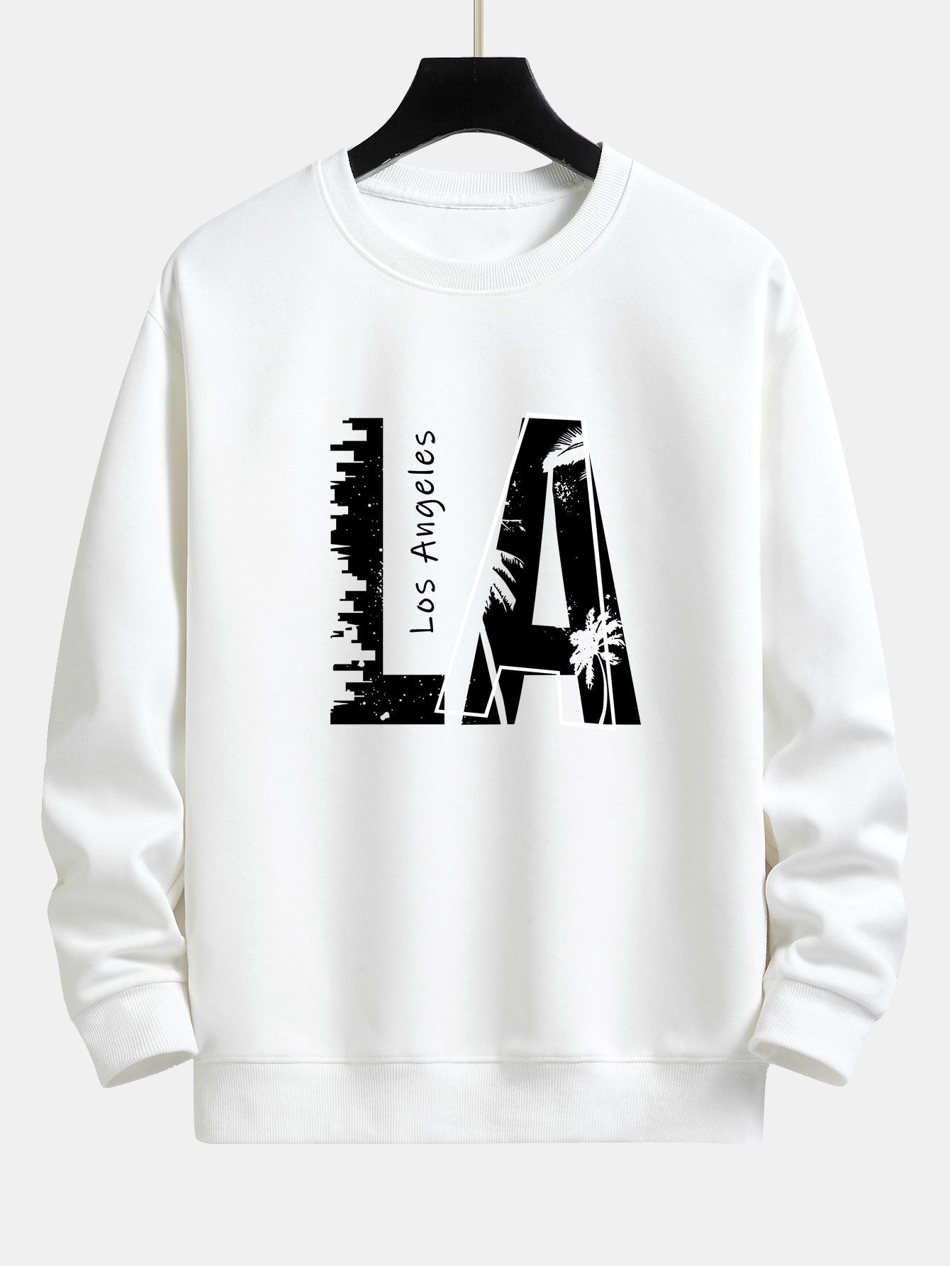 Los Angeles Print Relax Fit Sweatshirt