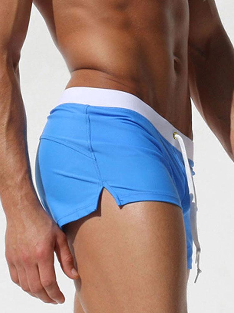 Swim Trunks With Back Zip Pocket