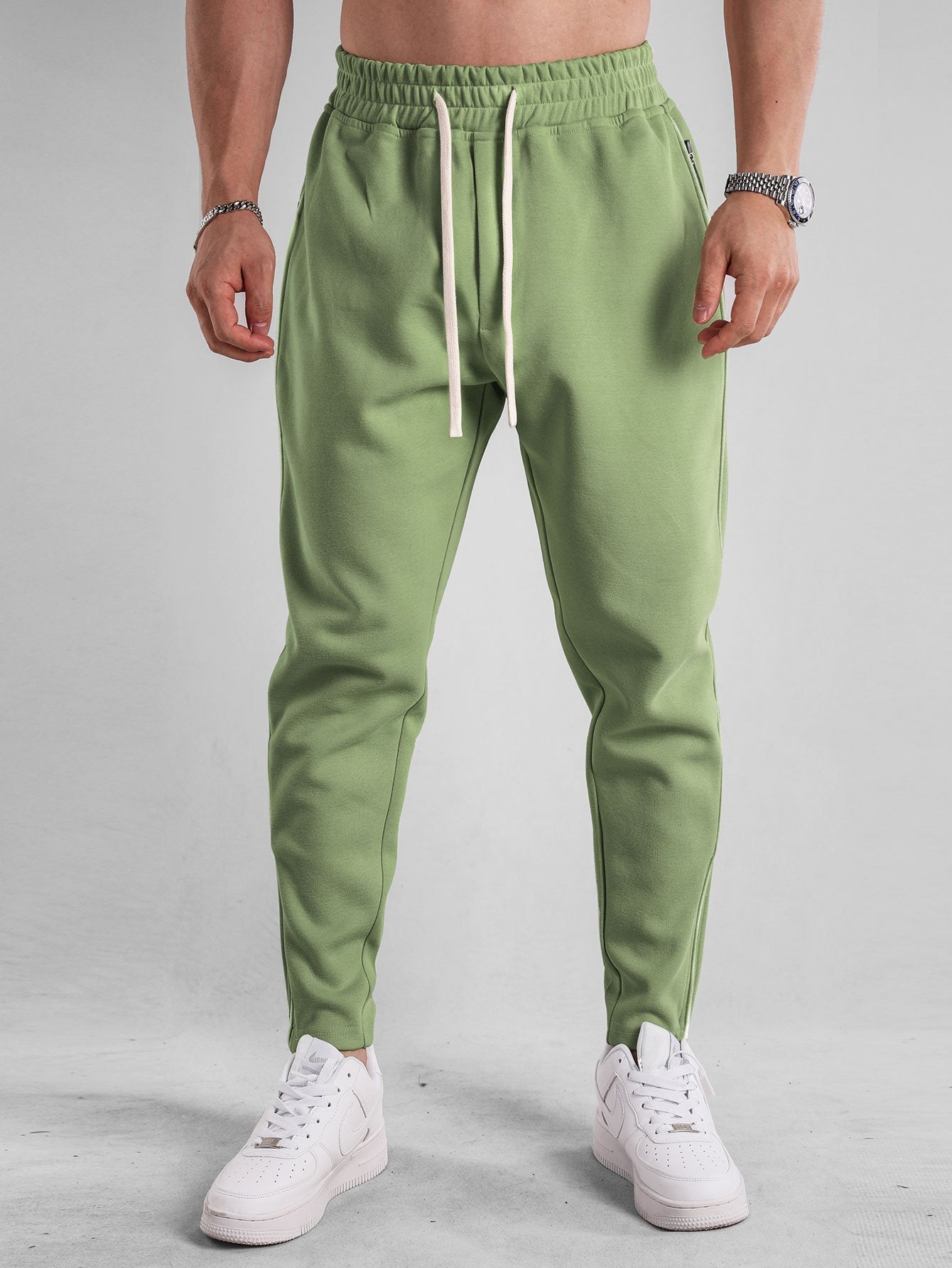 Pantalon de jogging à ourlet zippé