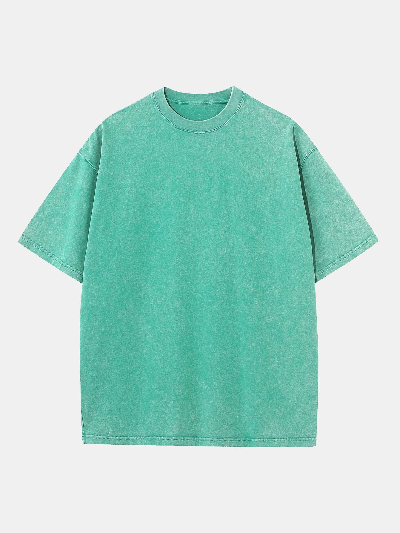 Washed Distressed Drop Shoulder T-Shirt