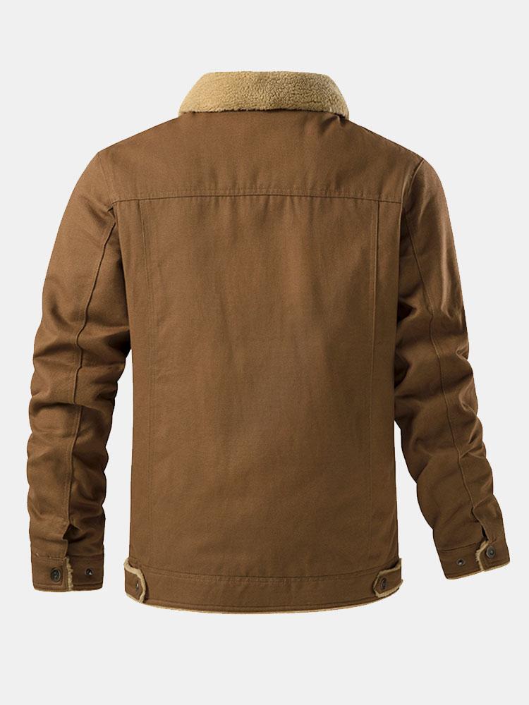 Veste chino doublée Teddy