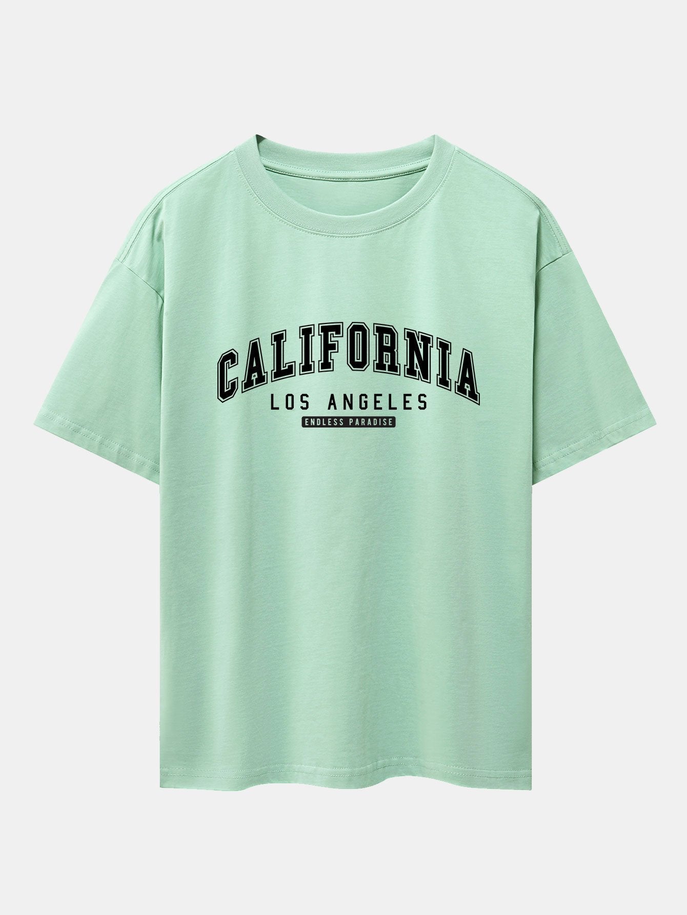 T-shirt oversize épais à imprimé californien