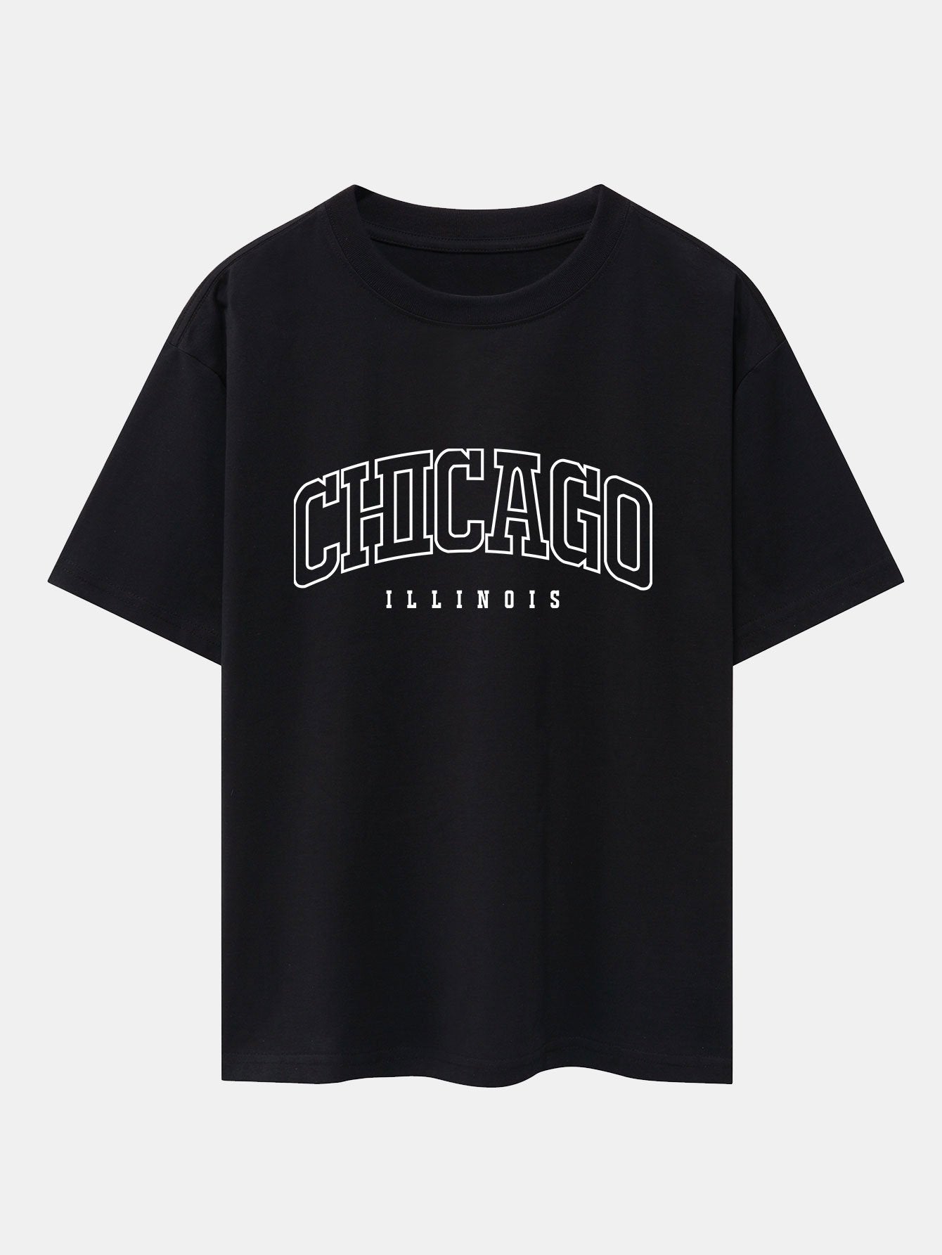 Chicago Print Oversize T-Shirt