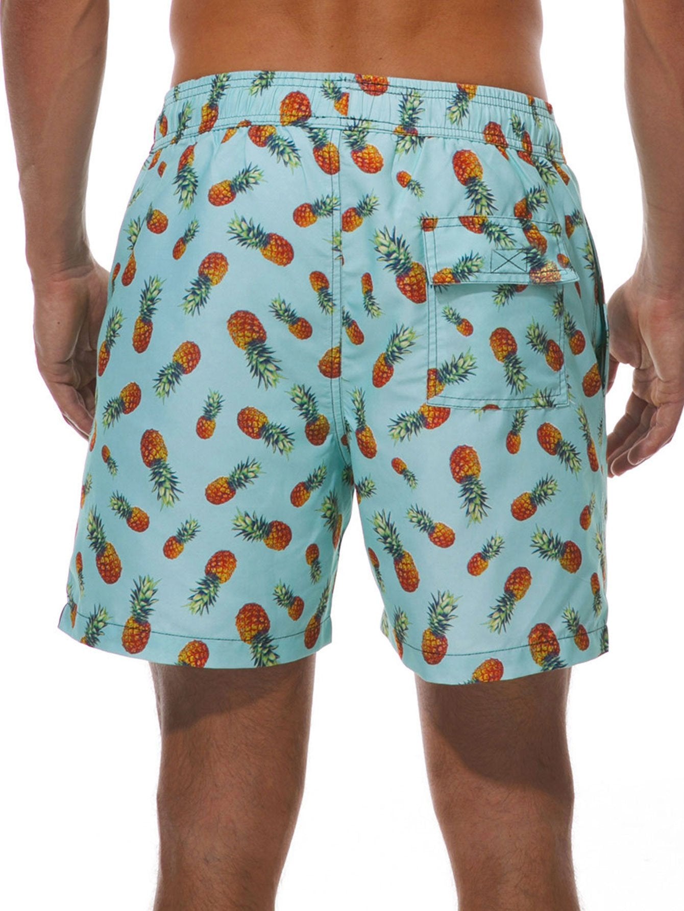 Short de bain imprimé ananas