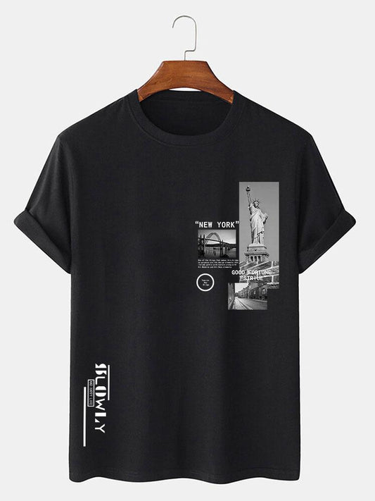 New York Architecture Print T-Shirt