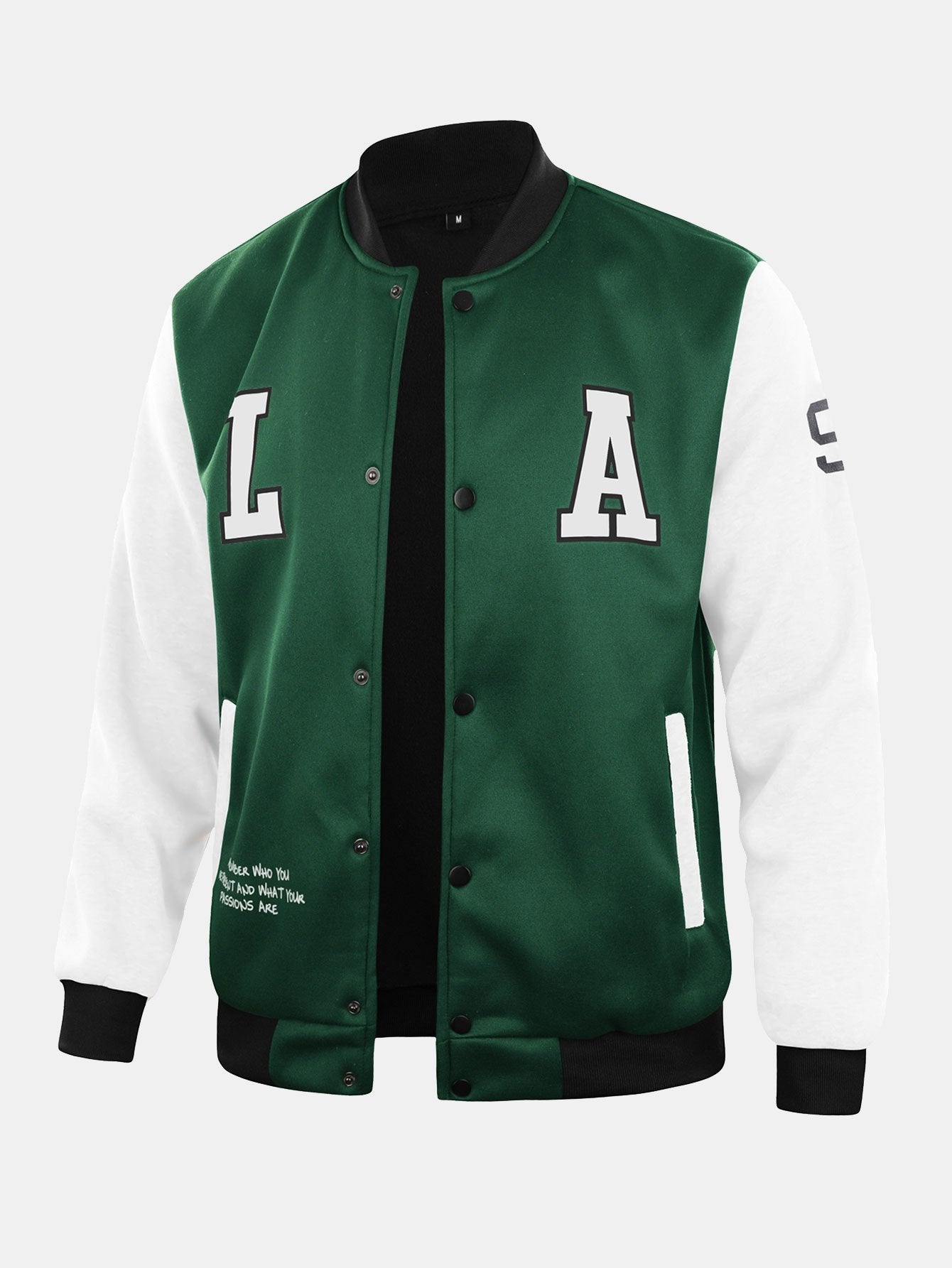 LA Print Baseball Jacket