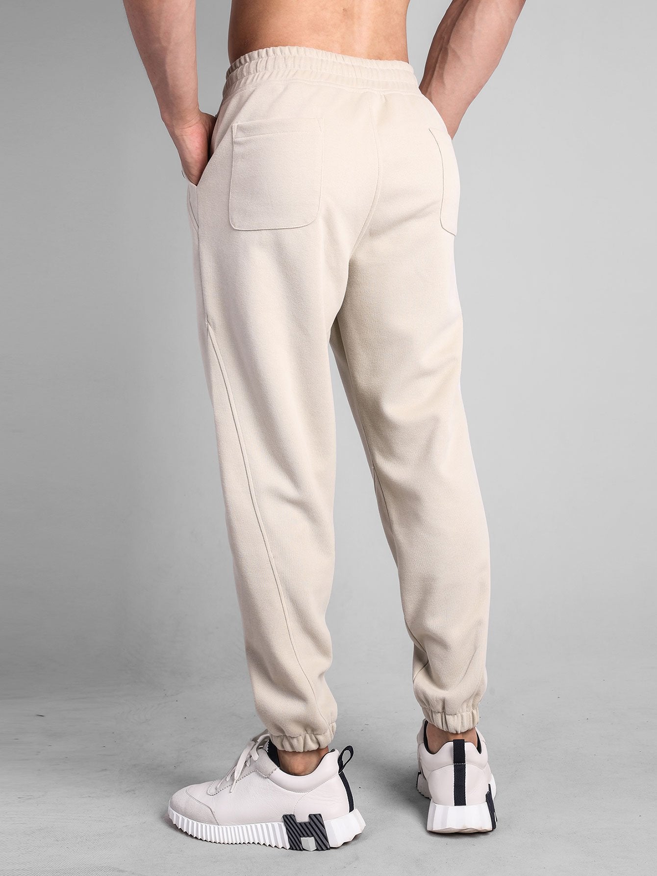 Button Pocket Jogger Pants