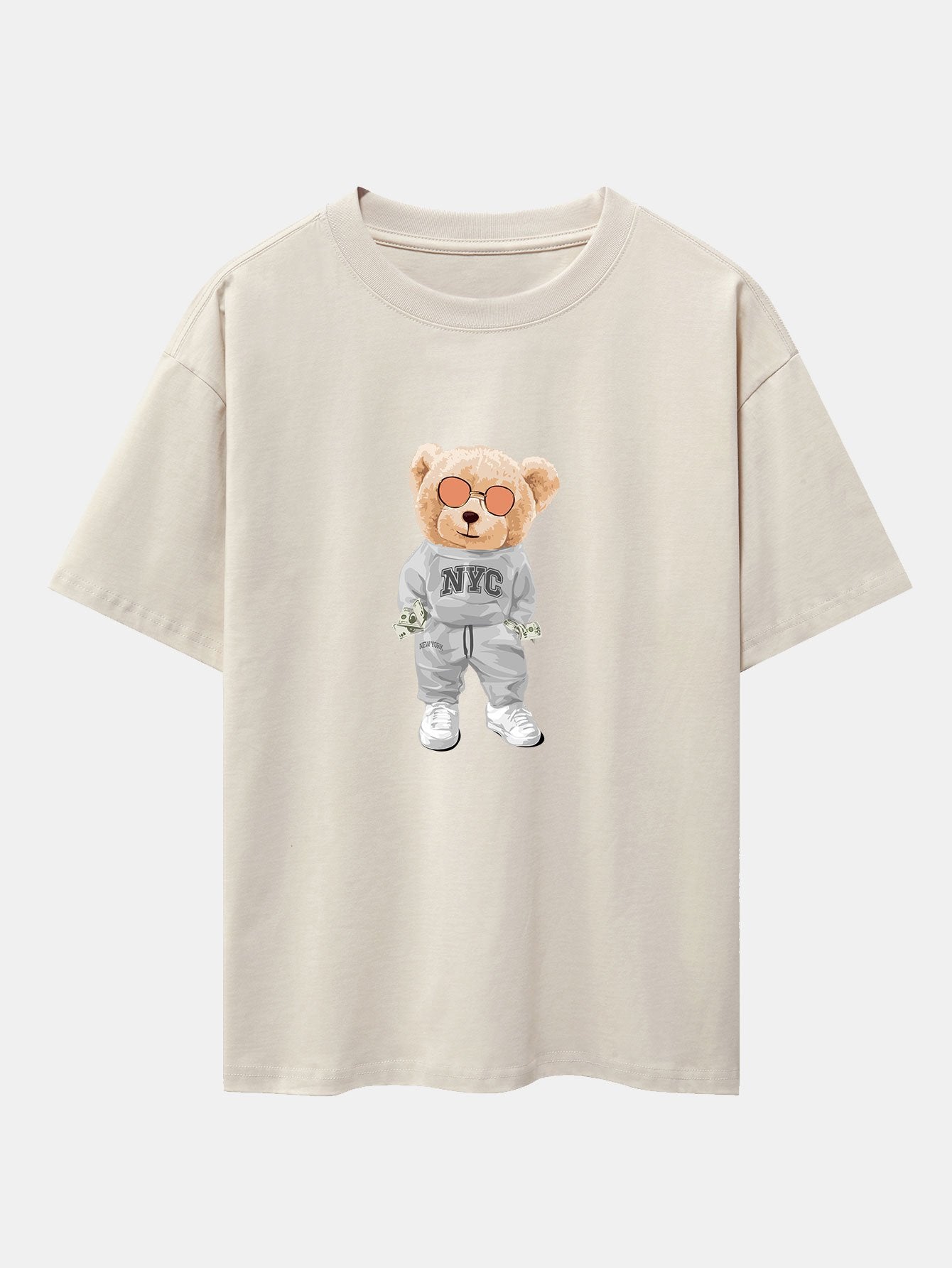 T-shirt oversize épais à imprimé Rich Bear