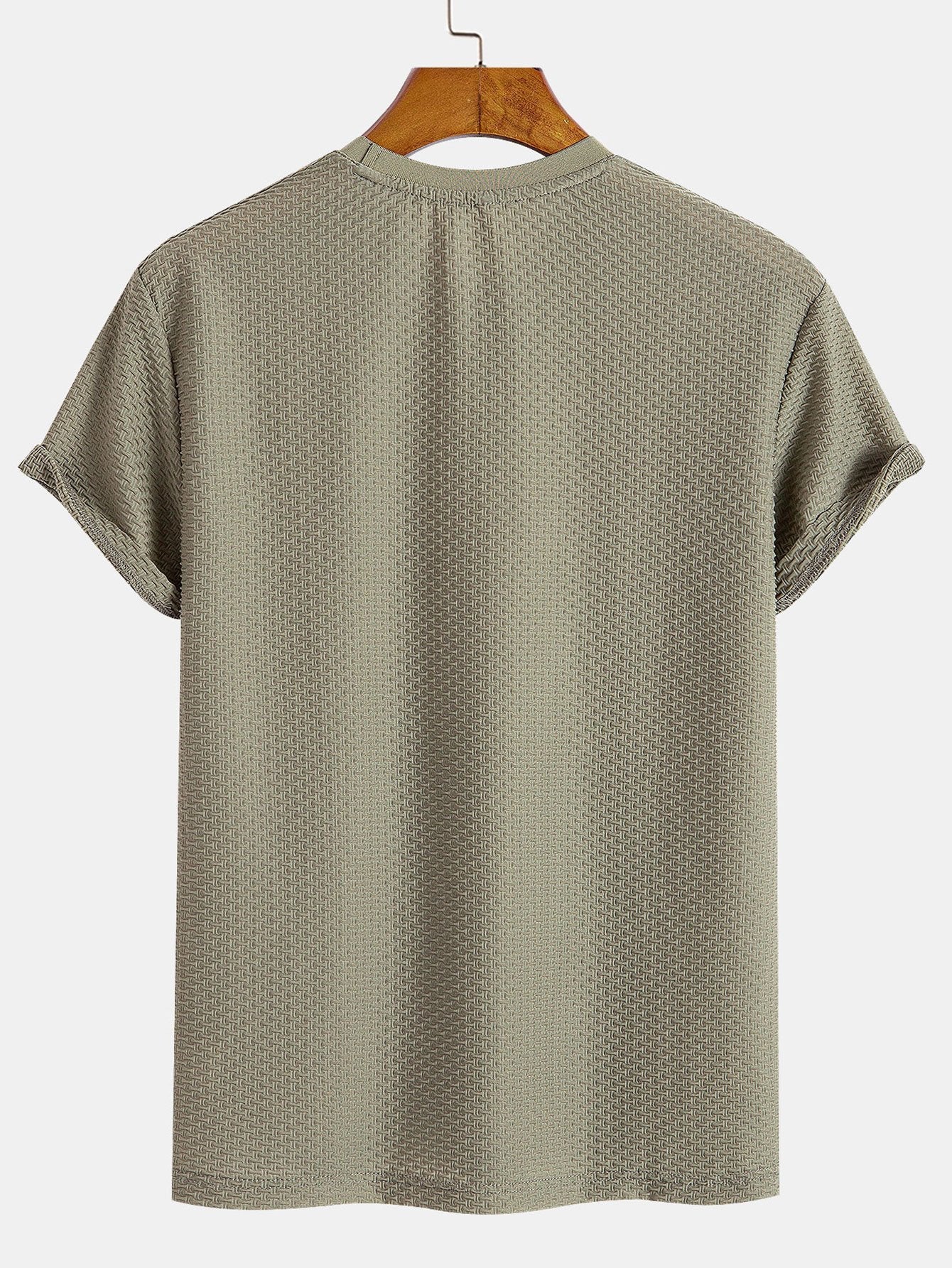 Short Sleeve Textured T-Shirt